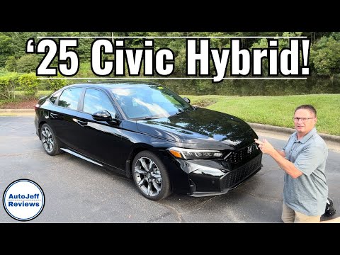 2025 Civic Hybrid Sport Touring Key Features Inside & Out!