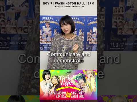 Say hello, say goodbye!!!!!!｜"TJPW Bright Eyes" at Historic Washington Hall, Seattle on Nov.9