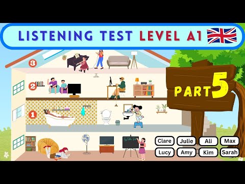 Easy English Listening Test | A1 Level for Beginners - Part 5