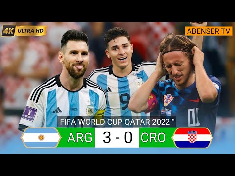 Messi Takes Down Modric in World Cup SEMI-FINALS