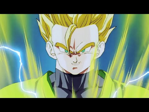 DBZ Kai [Jap] - Gohan transforms into a Super Saiyan 2 (Majin Buu Saga)