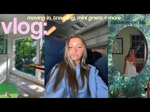 VLOG: road trip, moving in, grwm + life updates 🤍