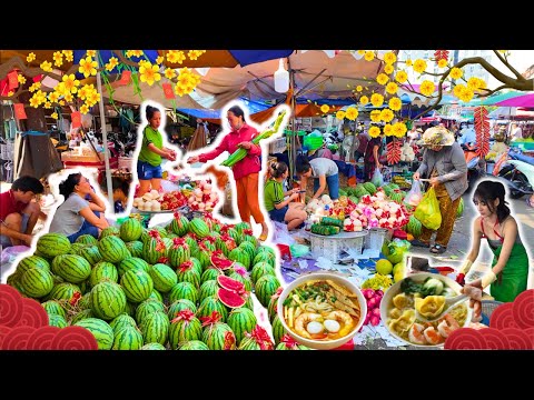 Wow Amazing! Morning Vietnam street food market tour - Reality of daily life in Ho Chi Minh City