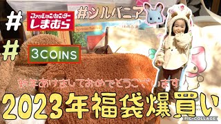 【2023初売り/福袋/爆買い】新年あけましておめでとうございます🎍今年もどうぞよろしくおねがいします🙇‍♀️【しまむら福袋】#子供服 #開封動画 #シルバニアファミリー #マイメロ #ワンワン