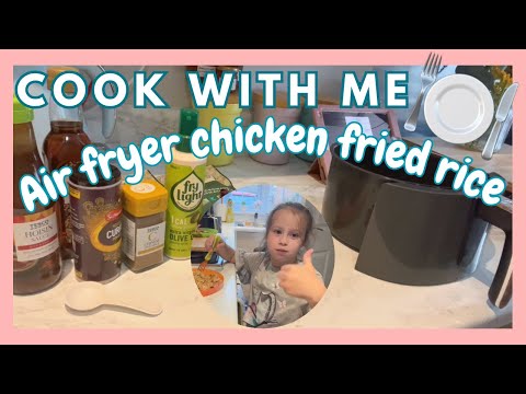 AIRFRYER CHICKEN FRIED RICE | COOK WITH ME UK