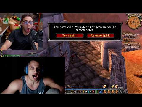 Mizkif reacts to Tyler1 death in WoW