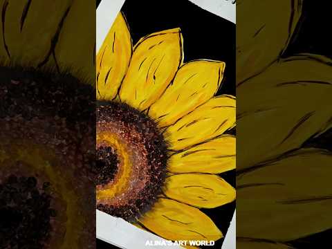 Amazing Sunflower🌻Paintings #shorts #painting #sunflower