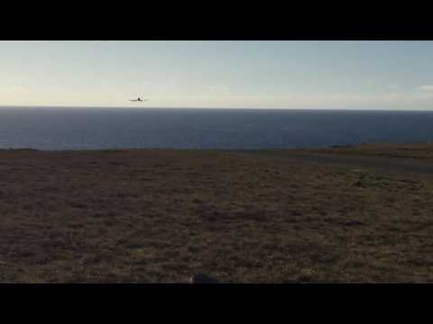 Britain smallest inhabited island, landing my aircraft….