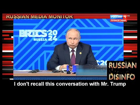 Putin denies Trump's claims