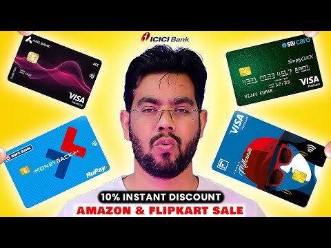 Best Credit Cards for Flipkart & Amazon July 2024 Sale | SBI, HDFC, IDFC, AXIS & ICICI😍