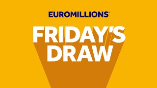 The National Lottery EuroMillions draw results from Friday 20 December 2024