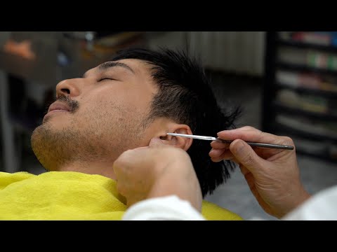 [Celebrating 10,000 subscribers] A full course of exquisite ear care at  "Barbar Yanagi"