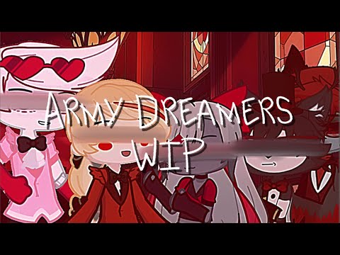 W.I.P || Army Dreamers || Sorry for being inactive 😭 || Hazbin Hotel || ⬛️🟥