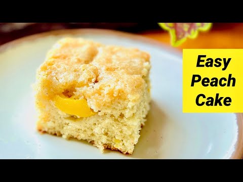 Peach cake