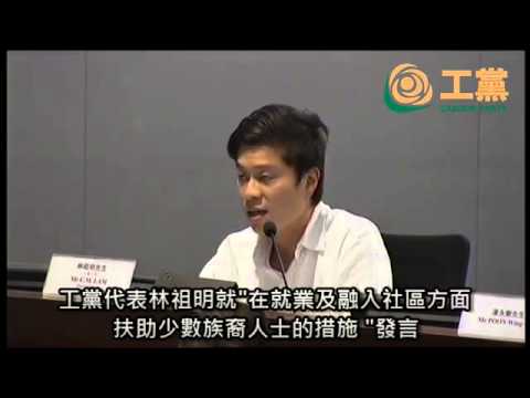 2014 04 25 工黨林祖明就 在就業及融入社區方面扶助少數族裔人士的措施 發言