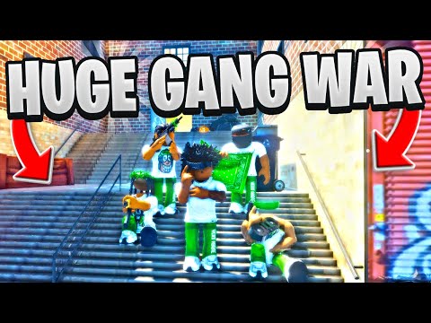 I GOT INTO A HUGE GANG WAR IN THIS BRONX ROBLOX HOOD GAME