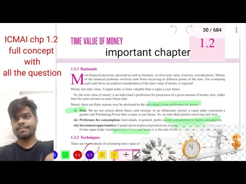 CMA Inter: Dec (2024) | Financial Management & Data Analytics | Time Value of Money - ful chapter