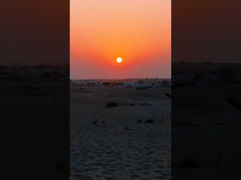 Sunset serenity❤️ Jaisalmer diaries…. #travelshorts #travelvlog #jaisalmer #rajasthan #desert