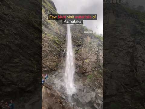 ಕರ್ನಾಟಕದ ಸುಂದರ ಜಲಪಾತಗಳು 💛♥️ #karnataka #waterfalls #karnatakatourism