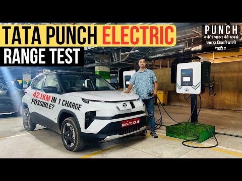 Tata Punch EV (Electric) Range Test & Most Detailed Review - 100% to 0%