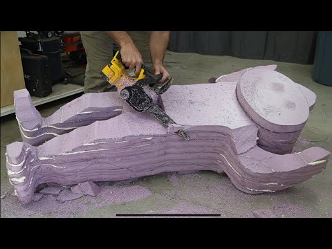 Carving 2 sculptures in record time