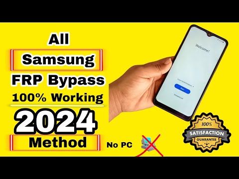 ALL SAMSUNG FRP BYPASS 2024 - NEW METHOD - ANDROID 11,12,13 - WITHOUT PC