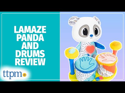 Lamaze Squeeze Beats First Drum Set and Soothing Heart Panda