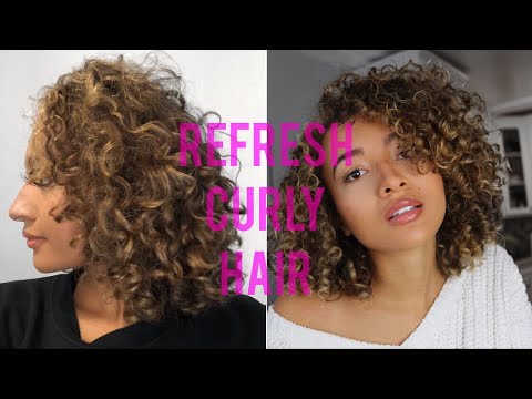 HOW TO // REFRESHING 3A-3B CURLY HAIR ROUTINE