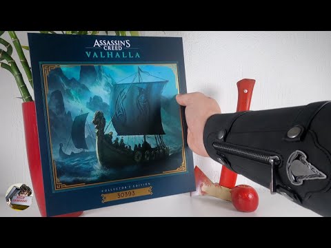 Unboxing Assassin's Creed Valhalla Collector’s Edition PS4 ASMR