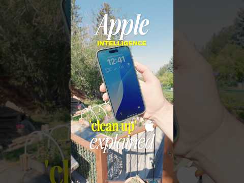NEW Apple Intelligence “Clean Up” Feature EXPLAINED! 👀📱✨