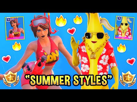 *NEW* Fortnite "SUMMER" Selectable Styles..! (Chapter 2 Season 3)