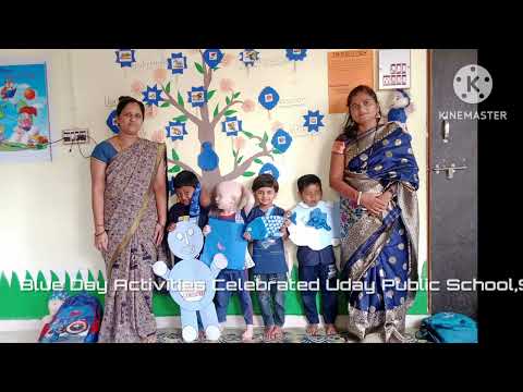 Uday Public School, Satara Blue day Activities