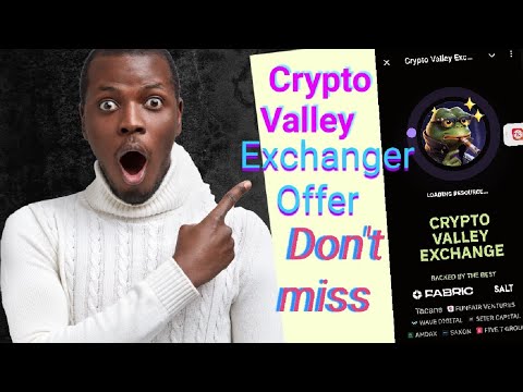 Crypto Valley Exchanger - 💯$+ income - Don't miss the Exchanger offer - income 💯%