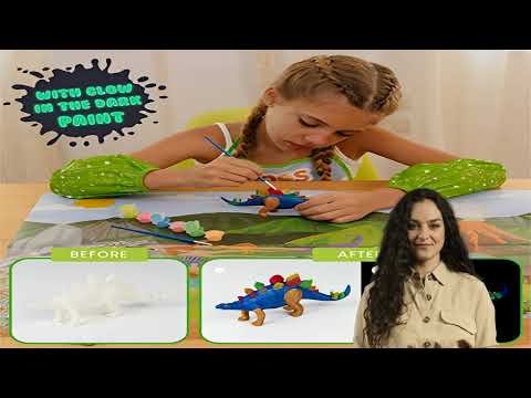 "Unlock Your Child's Creativity: BONNYCO Dinosaur Painting Kit (A Must-Have!)"