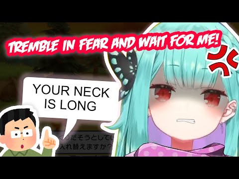 Rushia Threatens Another Listener After Saying Her Neck is Long【Hololive English Sub】