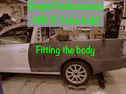 Smyth Jetta Ute, installing the body panels