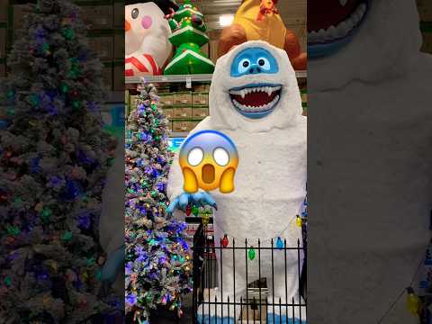 HUGE ABOMINABLE SNOWMAN #abominable #animatronics #christmas2024  #rudolphtherednosereindeer