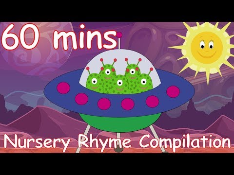 5 Little Men in a Flying Saucer! And lots more Nursery Rhymes! 60 minutes!