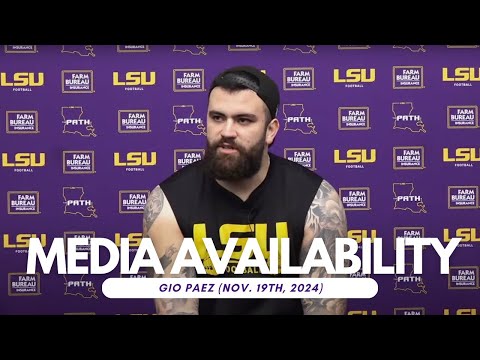 Gio Paez Media Availability (Nov. 19, 2024)