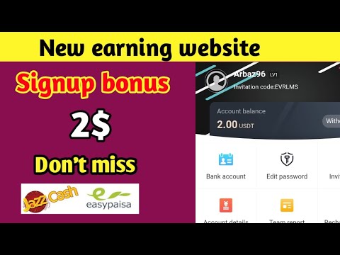 Signup bonus 2$ | Complete task and earn daily | New earning website | New crypto airdrop 2021