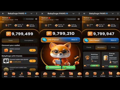 Babydoge PAWS Airdrop | How To Mine Babydoge On Telegram | Crypto Mining On Telegram #babydogecoin