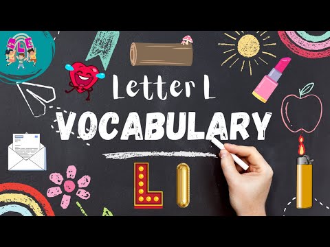 Words That Start with Letter L for Kids Basic Vocabulary | Educational Video for Kids