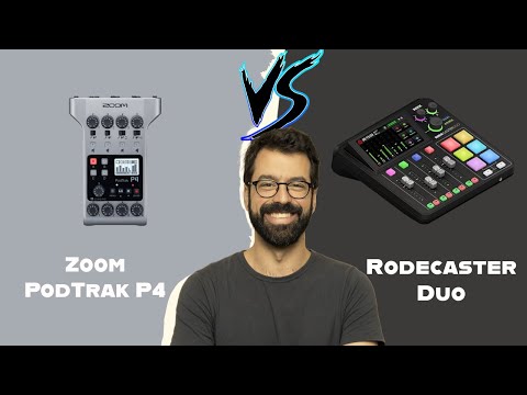 Zoom PodTrak P4 VS Rodecaster Duo 2025 (Best Podcast Recorder)