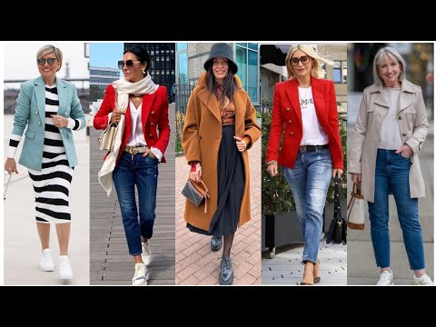 Winter Fashion for natural older women over 50 🎀👗||Fashion for mature women  🎀||Fashion over 50 🎀