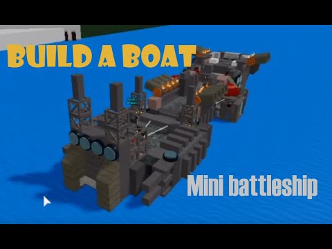 Mini Battleship Tutorial! | Build a Boat ROBLOX