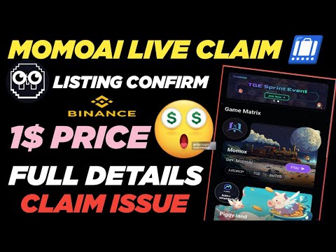 Momoai Airdrop Live Claim process | how to Claim Momoai Airdrop | Momoai withdrawa