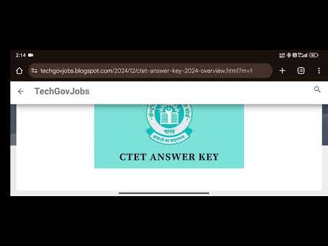 CTET Answer Key 2024: Download PDFs for Paper 1 and Paper 2