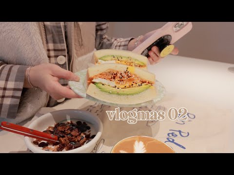 「vlogmas 02」独居一日两餐｜失眠的坏心情靠美食治愈｜奥利奥奶酪司康好看也好吃😋