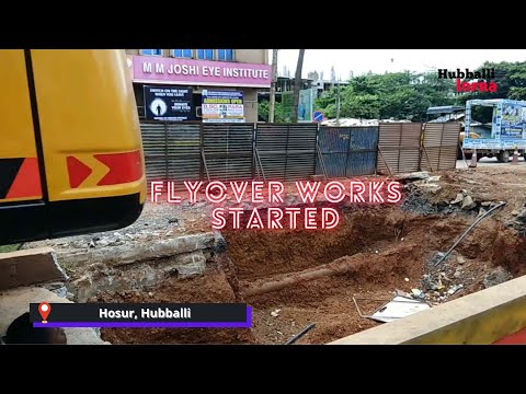 Chennamma Circle Flyover works started at Hosur