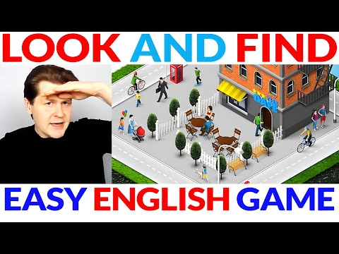 Easy English Game: Look and Find 👀👉 English Comprehensible Input Beginner Lesson | Describing People